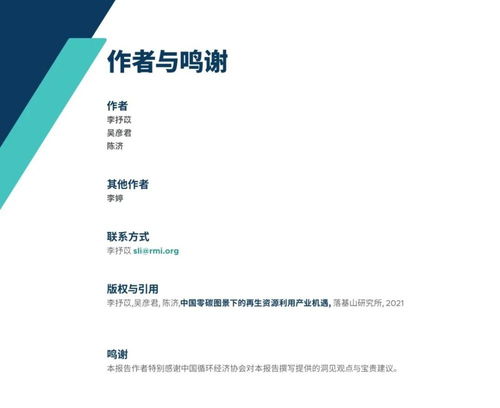 rmi 中国零碳图景下的再生资源利用产业机遇